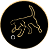  pictogramă redare câine
