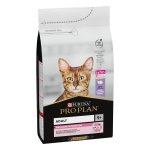 ​PURINA® PRO PLAN® Adult 1+ Delicate Digestion, bogat în curcan, hrană uscată pentru pisici
